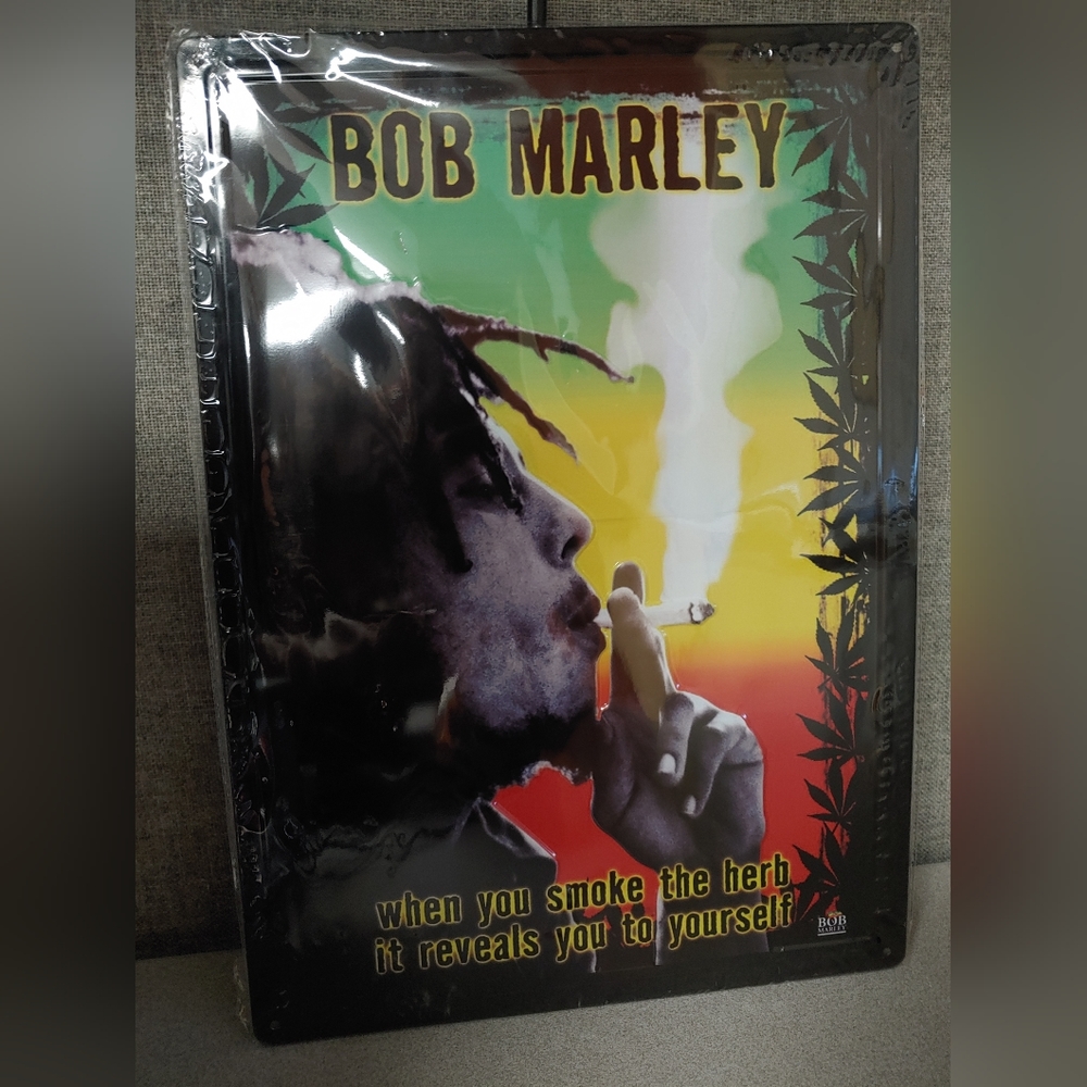 Bob Marley Metal Tin Poster